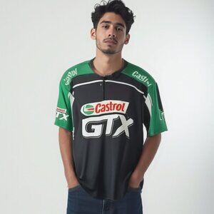 ❤️ Castrol GTX Cyclist Mens top XL